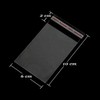 RUBY 200 x Clear Plastic Cellophane Bags with Self Seal