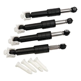 WH01X20826 Washer Shock Absorber Kit Fit for GE Washer Damper Shock Replacement for WH01X10343 AP4265856 WH01X10385 WH01X10425 AH1482318 EA1482318 WH01X10260 PS1482318 - with 4 Shocks and 4 Pins