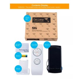 FRPAR Combo Control Remoto Ventilador De Techo Universal 2 Piezas