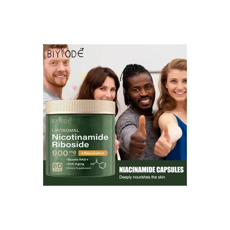 Nicotidamide Nadresveratrol 900mg 3 Pack Con 80 Cap. Cu