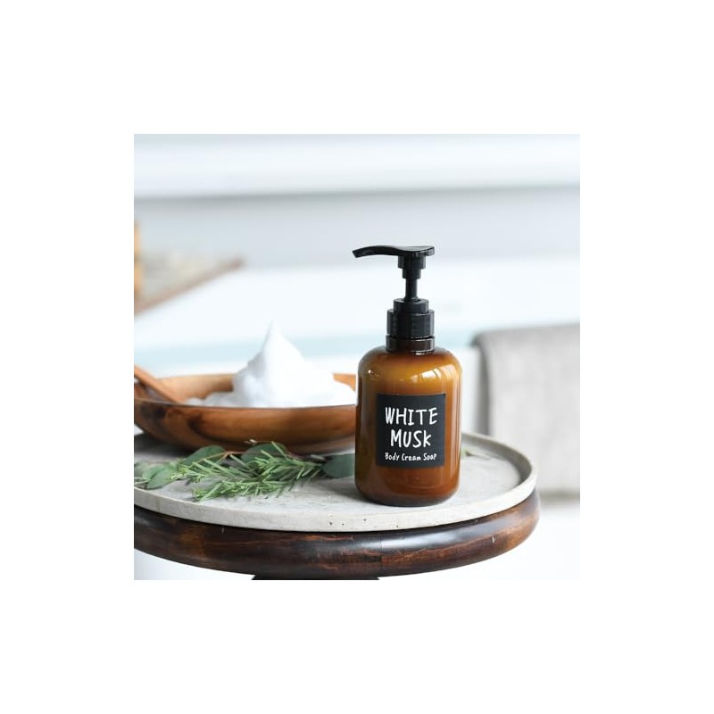 John's Blend OA-JON-98-1 Johns Blend Body Cream Soap, White Musk,
