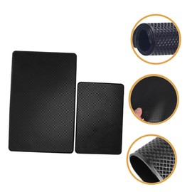 CHILDWEET 2pcs Car Dashboard Mat Anti-Skid Pad for Phones Accessories Washable Durable Non-Slip Dash Mat for Vehicle Interior Flexible Material for Sunglasses Keys