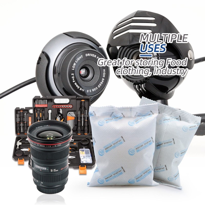 Wisesorb 100 Gram 6 Packs Silica Gel Packets Dessicant for