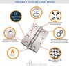 Door Hinges FIRE Rated 4’’x 3’’ Ball Bearing CE13 Grade