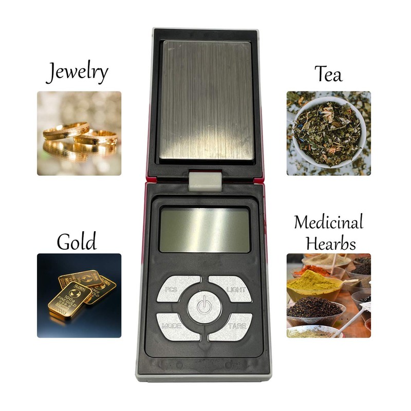 Trimming Shop Digital Pocket Scale 100 x 0.01g Portable Compact