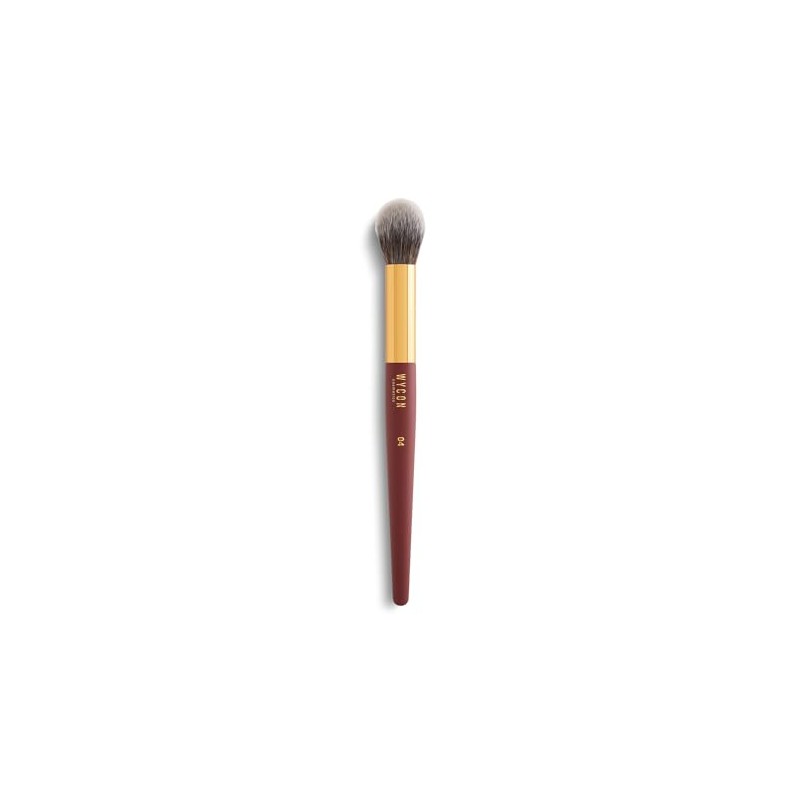 WYCON cosmetics Soft Highlighter Brush Face Brush Flame Ideal for