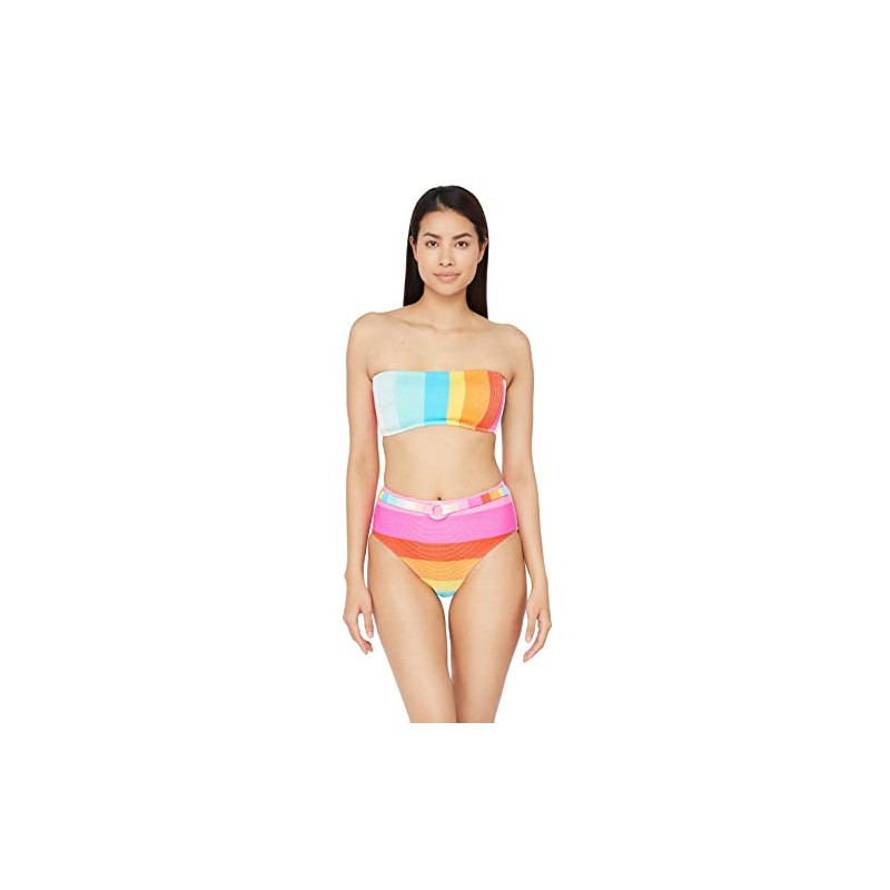 Trina Turk Bandeau Hipster Bikini Top para Mujer, Multi//The Anniversary