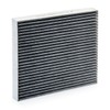 RIDEX Cabin Air Filter 424I0638 Pollen Filter Activated Carbon Height: