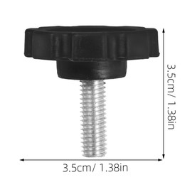 Yardenfun M8 Thread Clamping Knob Screws for Patio Umbrella Base Replacement Quick Removal Secure Fit to Prevent Slippage Durable Outdoor Umbrella Parts 2 Pack