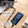 TIKIUKI Electric Lighter Dual Arc Lighter Plasma Metal Flameless Lighters