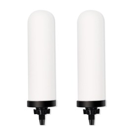 H&G Lifestyles 2 Packs Ceramic Candle Water Filter Survival Replacement for Berkey® Compatible with Berkey Gravity Drinking Water Purification Reduces Odor Chlorine Emergency Water Filtration System