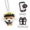 LamPlanning Series-10 Traveling Bean Shiba Key Chain Mascot, Ball Chain,