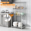 GarveeTech Stainless Steel Overshelf Shelves for Work & Prep Table
