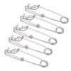 Closed Eye Fishing Clips Snap, Long Line Clips Snap Polished