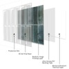 10 Sheet Peel and Stick Subway Kitchen Backsplash Tiles,3D Rectangle