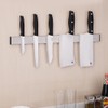 Multi Purpose Stainless Steel Magnetic Knives Rack Holder Home Kitchen
