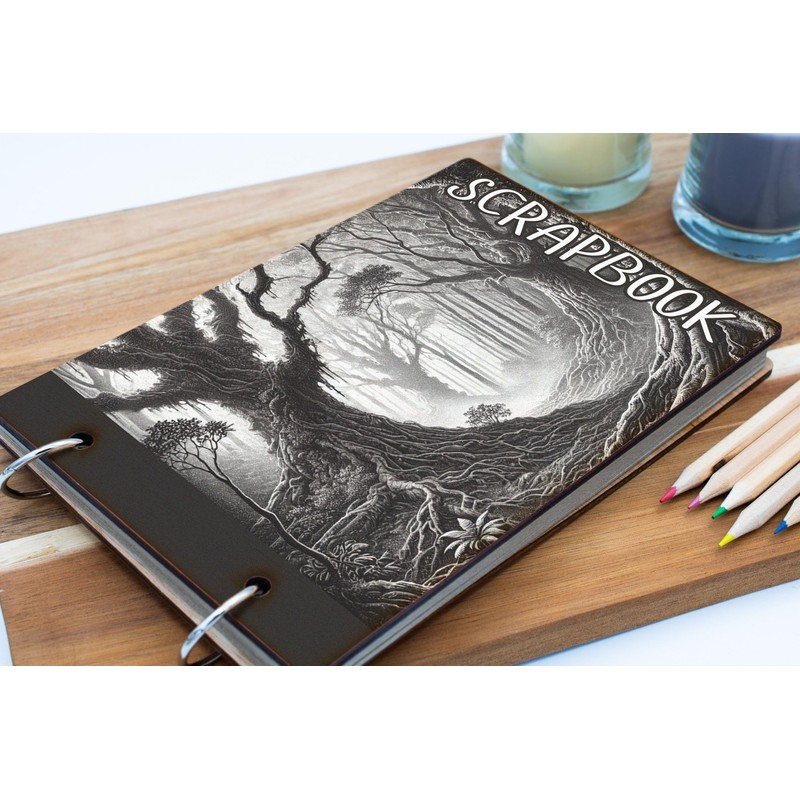 Generic Enchanted Forest Scrapbook - Mystical Woods & Dark Fantasy