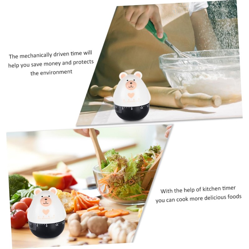 LIFKOME Mechanical Timer Egg Timer for Boiling Eggs Mini Cartoon