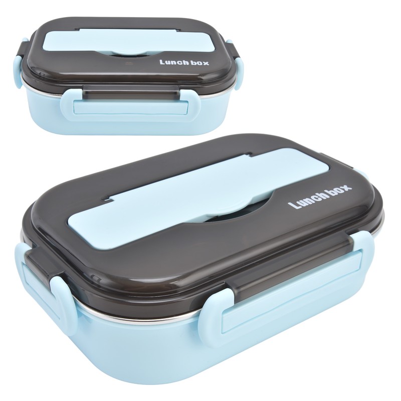 1L Bento Box 304 Stainless Steel Compartment Leak Proof Portable