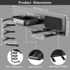 Hair Dryer Holder, 3 in 1 Curling Iron Holder &