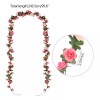 noved 5 Guias De Rosas Artificiales, Enredadera,decoracion 245cm