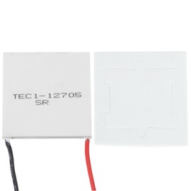 sourcing map TEC1-12705 Semiconductor Refrigeration Tablets 15.8V 5A 43W Heatsink Thermoelectric Cooler Cooling Plate Module 40x40mm