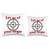 vent one's anger anti stress punch pillow selfcare Throw Pillow