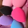 6 large beauty blenders (Super Large) of different shapes for