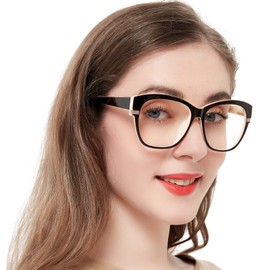 OCCI CHIARI Big Reading Glasses Women 1.0x Fashion Readers(1.0 1.25 1.5 1.75 2.0 2.25 2.5 2.75 3.0 3.5 4.0 5.0 6.0)