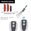 ZHOFONET Remote Control Switch DC 5V/12V/24V/30V 3A Mini Wireless Relay