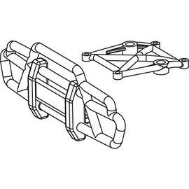 JAMARA jamara505089 Oben vorne Fender für Tiger Monster Truck
