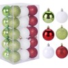 30ct Halloween Ball Ornaments, 2.36" Shatterproof Halloween Tree Decorations, Perfect