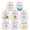 Hanukkah Advent Calendar 2024, 8 Nights of Hanukkah Burlap Gift