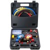 4-Way AC Manifold Gauge Set with 5ft Hoses Couplers R134A