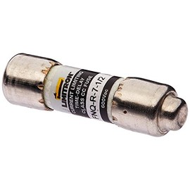 Bussmann FNQ-R-7-1/2 (FNQR-7-1/2, BP/FNQR-7-1/2) 7-1/2 Amp (7-1/2A) 600V Midget Time-Delay Class CC Fuse