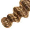 1LX #1BP427 Deep Wave Hair Extensions 18 20 22 inch
