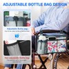 SHIFANQI Wheelchair Bag, Walker Bag, Wheelchair Side Bag, Armrest Organizer