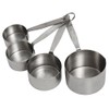 Crestware Heavy Duty Stainless Steel Measuring Cup Set, 25 x