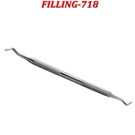 MEDSPO Professional Dental Probes Composite Filling Plugger | William Who | Explorer Root Pulp Canal Spreader Scaler | Ball Burnishers Tartar Remover | Instruments (FILLING 718)