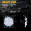 Xprite Luces para Loderas Cuartos Laterales LED Ambar Amarillo con