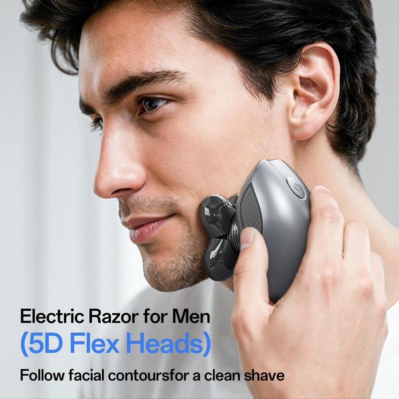 Electric Razor for Men, 5-in-1 Multi-Function Electric Shavers for Men,