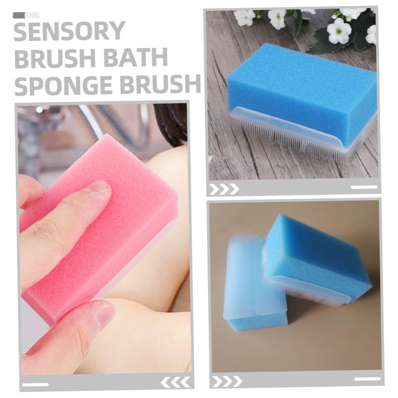 Beavorty Bathing Tool Cradle Cap Comb Sensory Brush Bath Scrubber