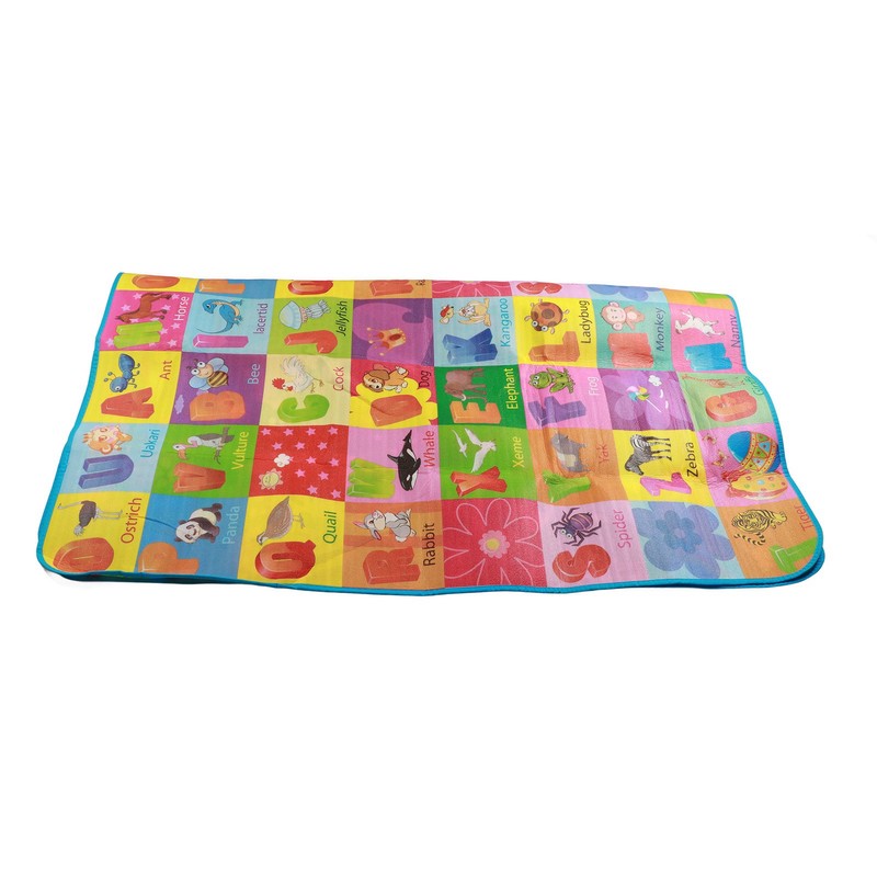 Reversible Baby Crawling Mat Foldable Washable Farm Pattern Waterproof Large
