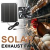 Solar Panel Exhaust Fan - 30W Solar Ventilation Fan for