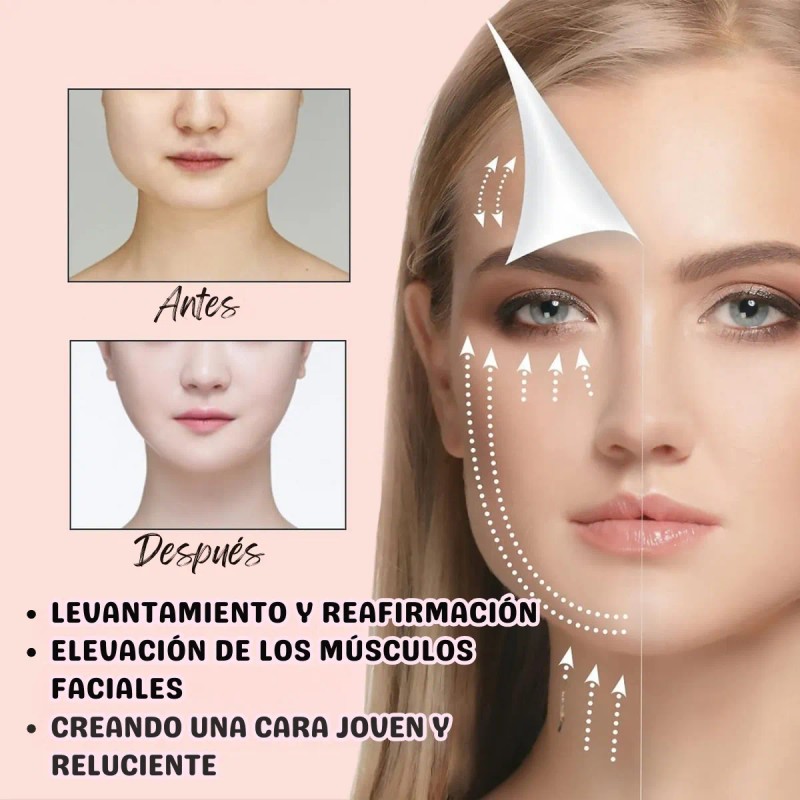 40 Parches V Cuidado Facial Invisibles Arrugas Papada Piel F