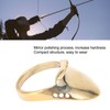 Brass Archery Thumb Ring Portable Finger Protector with Anti Lost