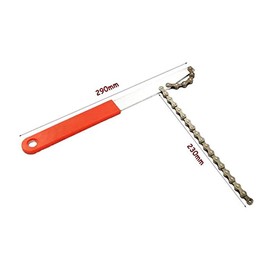 GCA Bicycle Chain Whip BMX Cycling Wheel Sprocket Wrench Remover Tool (Red)