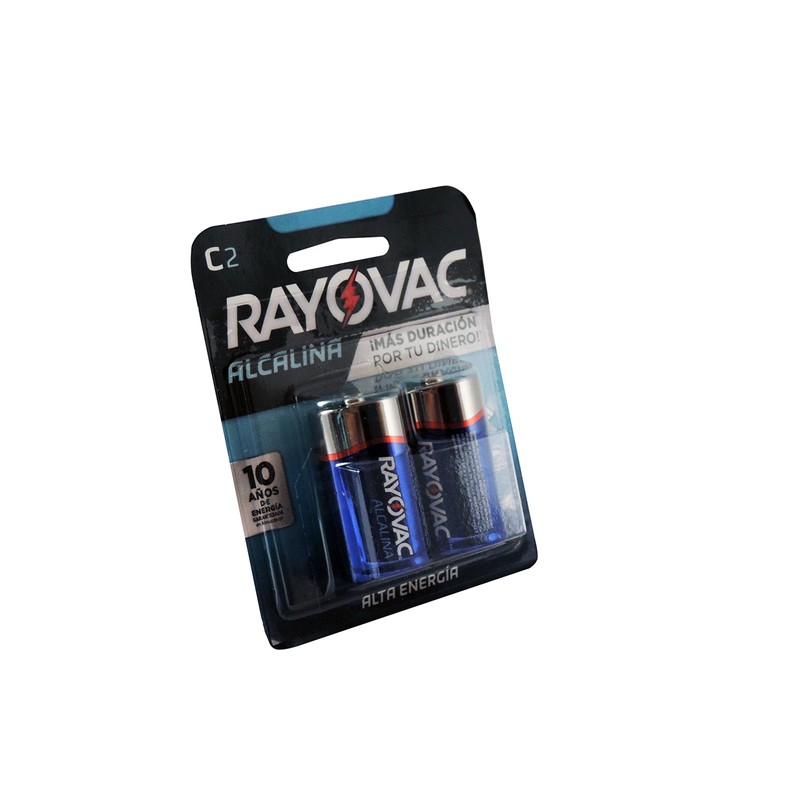 Rayovac Alkaline C Batteries, 814-2F, 2-Pack