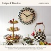 MACKENZIE-CHILDS Wall Clock, Decorative Clock for Kitchen and Living Room,