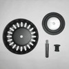 ZARSIO 2 PCS Black Kitchen Sink Strainer Stainless Steel Kitchen